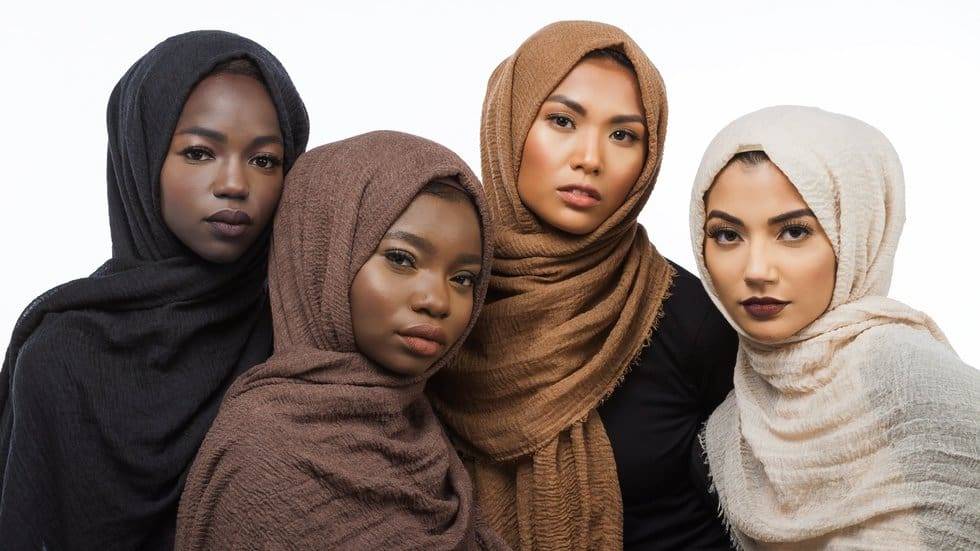 Pastel Hijab Scarf Palette
