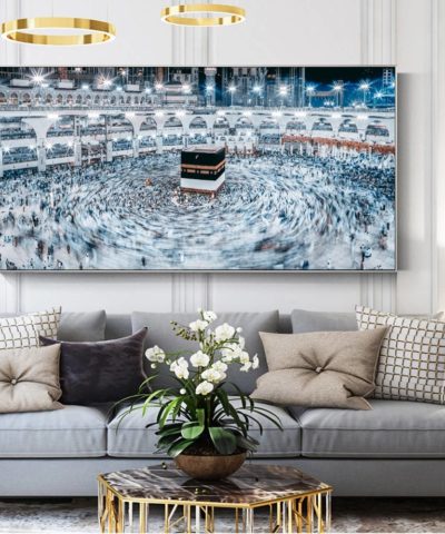 Holy City of Makkah and Madinah Posters – Mosque Series Islamic Home Decor Islamic Wall Decor Artisan Prints, posters and Frames Landscapes, Mosques, Holy Sites  Muslim Kit