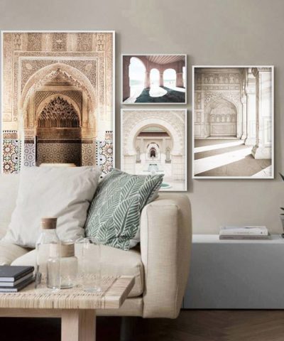 Moroccan Architecture Poster – Desert Series Islamic Home Decor Islamic Wall Decor Artisan Prints, posters and Frames Landscapes, Mosques, Holy Sites  Muslim Kit