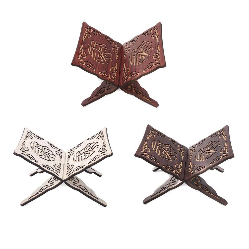 Wooden Muslim Quran Stand (3 Colors) Muslim Essentials Quran Accessories  Muslim Kit