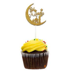 Eid Mubarak Cupcake Toppers Ramadan and Eid Party Supplies  Muslim Kit