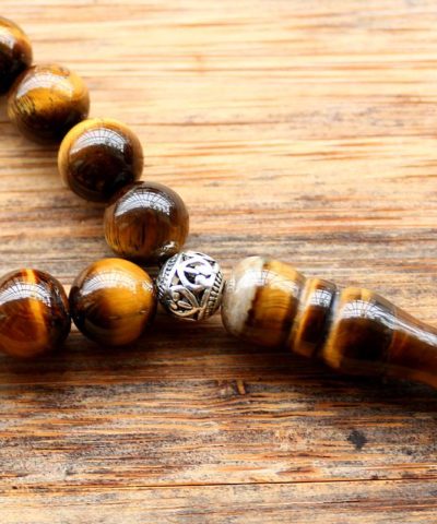 Tiger Eye Prayer Beads (33) Muslim Essentials Prayer Beads  Muslim Kit