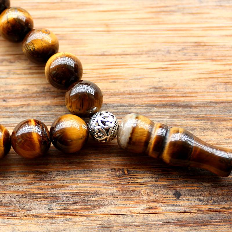 Tiger Eye Prayer Beads (33) Muslim Essentials Prayer Beads  Muslim Kit
