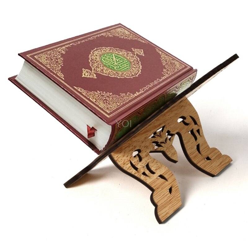 Gorgeous Wooden Quran Stand Islamic Toys, Gifts & Gadgets Unique Gifts and More Muslim Essentials Quran Accessories  Muslim Kit