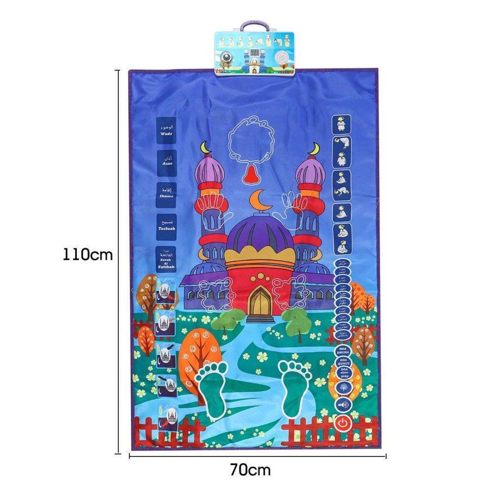 Children’s Islamic Prayer Mat (TMK Originals) Islamic Toys, Gifts & Gadgets Arabic Toys Unique Gifts and More Kid's Bedroom  Muslim Kit